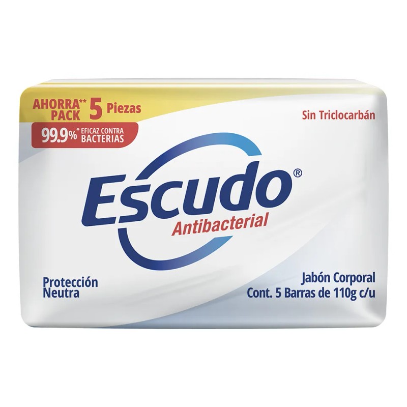 Jabones Barra Escudo Protección Neutra 110gr Piezas