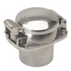 Polished Aluminum Flip Top Fuel Filler Cap With 4 Bolt