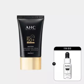 AHC [AHC] 마스터즈 아쿠아 리치 선크림 50ml+(증정)프로샷 세럼 5ml [AHC] Masters Aqua Rich Sunscreen 50ml + (Bonus) Pro Shot Serum 5ml [[00001] None]