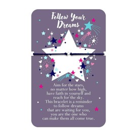 Heartwarmers Sentiment Cord Bracelet - Follow Your Dreams