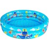 3 Rings Kiddie Pool, 48”X12”, Kids Swimming Pool, Inflatable Baby