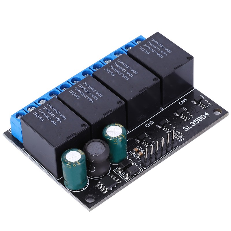 SL35B04 12V 4 Channel Relay Module Bistable Self Locking Relay