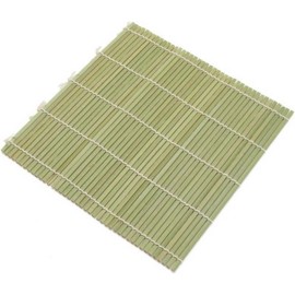 JapanBargain S-3155, Green Bamboo Sushi Roller Mat 9-1/2-inch Square