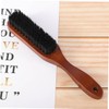 Ipetboom Portable Wooden Handle Beard Brush Styling Tool for Men's