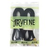 YJRVFINE 1/7" Thick Round Waxed 31 inch Black Shoelaces with