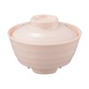 Entec PK-66B Melamine Dinnerware, Pink Series, Rice Bowl (Lid), Pink