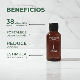 Tonico Vittale | Tónico para Cabello 75ml | Tratamiento para el Cuero Cabelludo | Anticaída, Crecimiento Y Fortalecimiento del Cabello | Brillo Y Reconstrucción | 100% Ingredientes Naturales