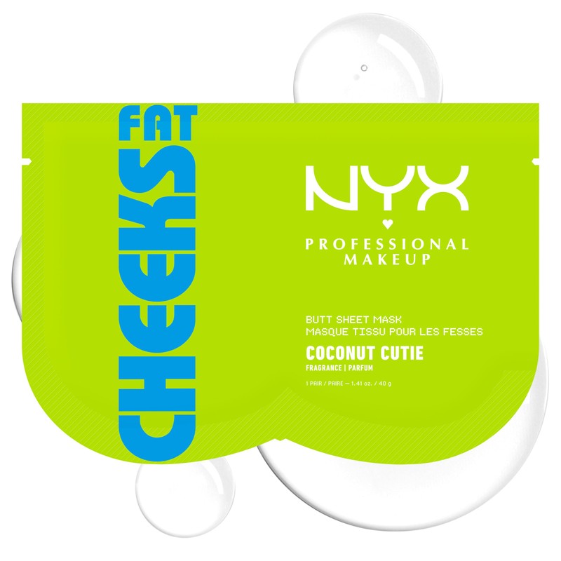 NYX Professional Makeup Fat Cheeks Butt Mask, Maschera Glutei, Infusa