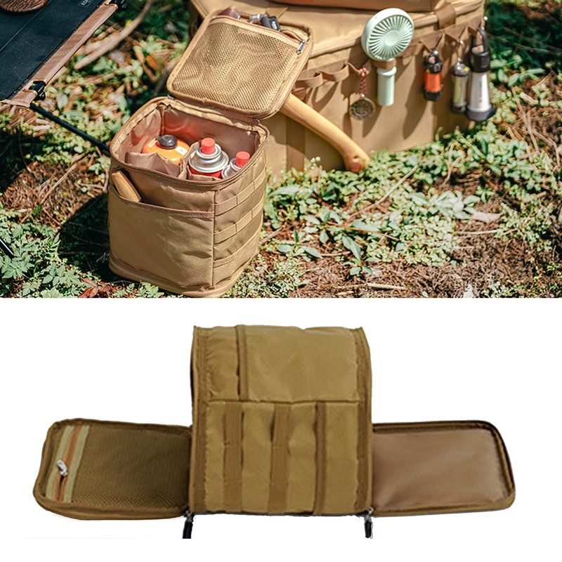 Camping Storage Bag Oxford Cloth Built in Mesh Pocket Portable