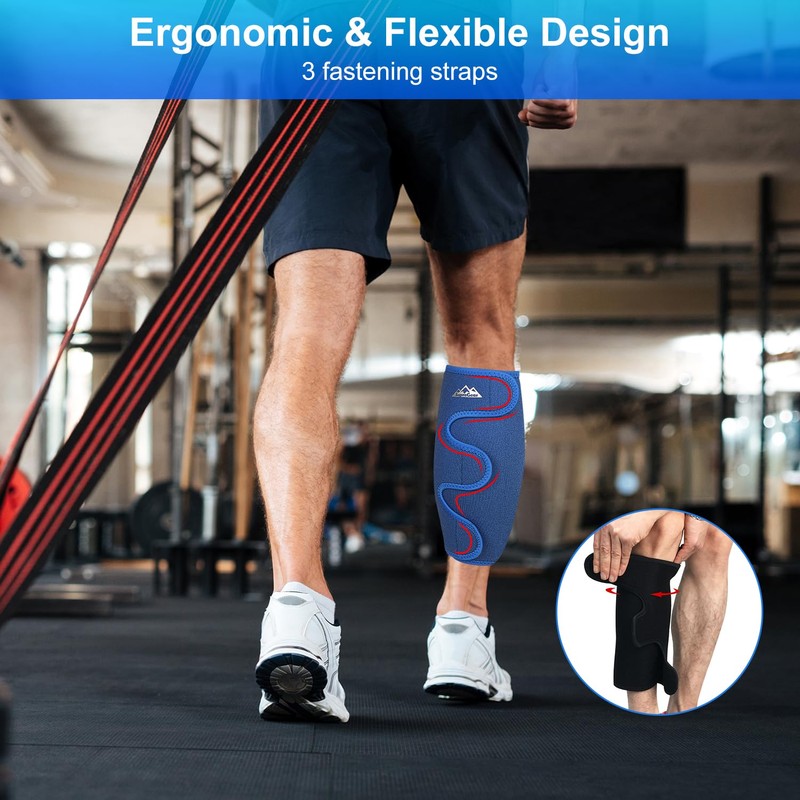 supregear Calf Support Bandage, Pack of 2 Shin Splint Compression