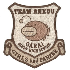 GPW-34 Girls Und Panzer Final Chapter Ankou Team Lobby Patch Shield Type Goods