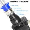 ERGAOBOY 5 Pcs 8mm OD Air Flow Control Valve with