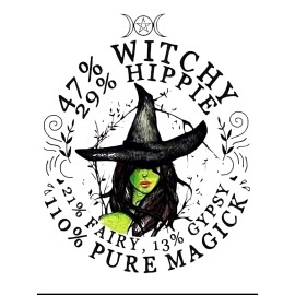 hippie gypsy fairy witchy cute High Quality Metal Magnet 3 x 4 Fridge 043
