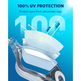 Aegend Swim Goggles, Swimming Goggles No Leaking Full Protection Adult Men Women Youth, Light-white Gray