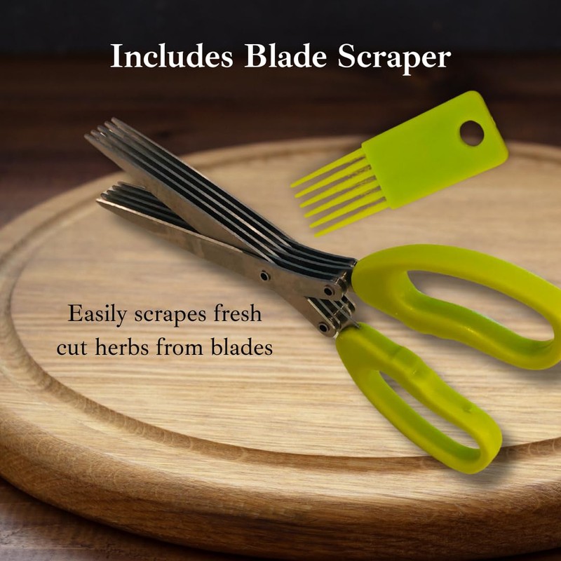 Magiküchen Multi Blade Herb Shears | Soft Touch Handle |