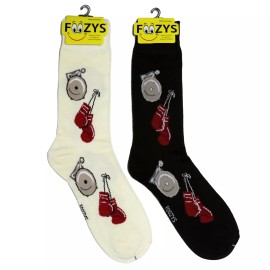 Foozys Boxing Gloves Gym Combat Sport Punch Jab Cross Hook 2 Pairs Foozys Men's Socks