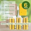 HNTR® 6 x Eco Sponges Washing Up | Eco Washing