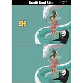 Studio Ghibli Spirited Away Credit Card Smart Sticker Skin Pre-cut Small Chips Studio Ghibli