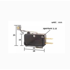 Anchilly Pellet Stove Hopper Lid Switch for US Stove 80491 Fits King Fits Breckwell Fits Ashley Fits Vogelzang
