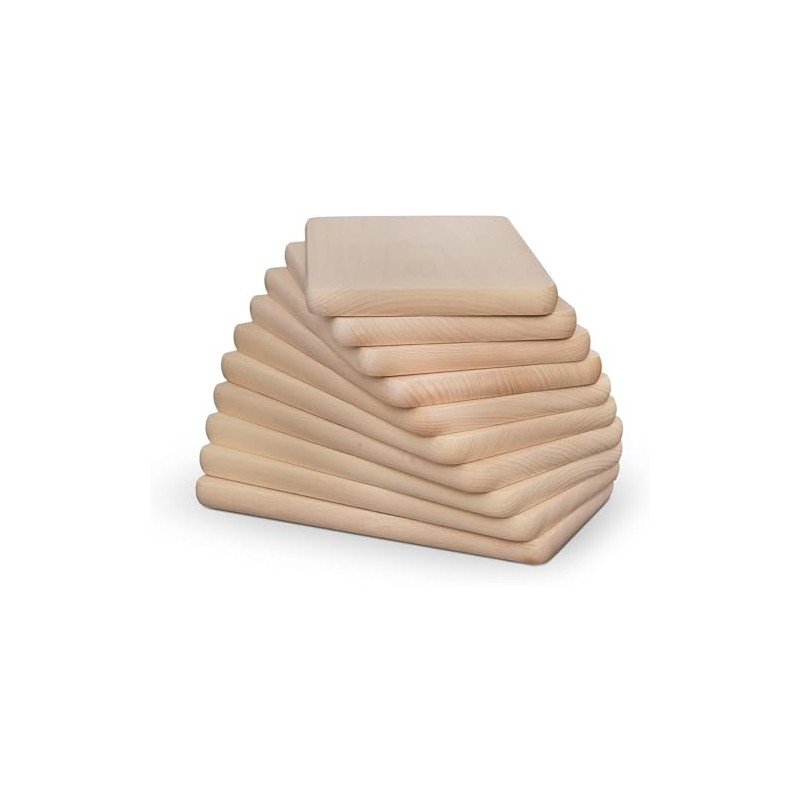 Breakfast Board, Natural Beech, Untreated, Wooden Board, Kitchen Board, Bread,