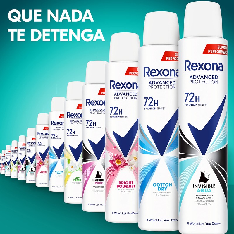 Rexona Advance Protection Invisible Aqua 72h Deosol for Women, 2