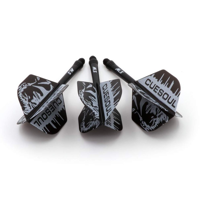 Cuesoul Darts Integrated Darts and Flight Standard Shape Set of