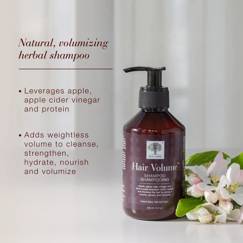 Champú New Nordic Hair Volume Herbal Recipe 250 Vegano