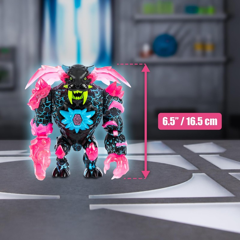 MrBeast Lab Apex Beast Neon Panther Collector Figure, Standing at