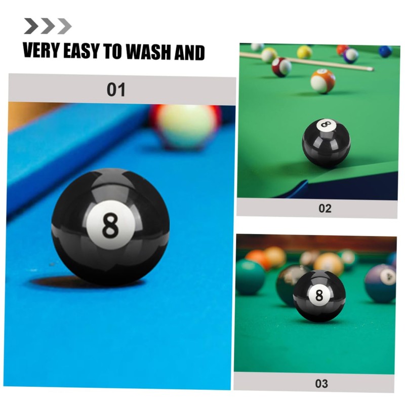 BESPORTBLE Billiard Necessity 3pcs Resin Balls Professional Pool Balls for