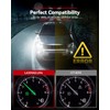 Laxmas H13 LED Bulbs, 28000LM Brighter, 9008 Fog Lights 6500K