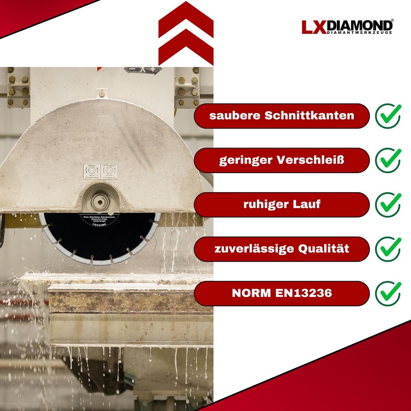 LXDIAMOND Diamond Cutting Disc 200 mm x 25.4 mm -