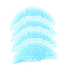 Beavorty 4Pcs Reusable Gel Ice Packs for Injuries Round Cold Hot Compress for Convenient Ice Bags for Sports Camping Home Use Blue Color