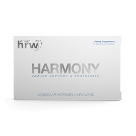DRINK HRW Harmony Advanced Molecular Hydrogen Water Tablet - ImmunoLP20 Magnesium - Energy Boost, Executive Function, Stress Resilience (Unflavored, 30ct)