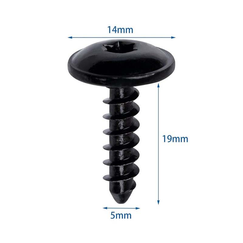 20PCS Self Tapping Screws - Small Car Screws - Metal