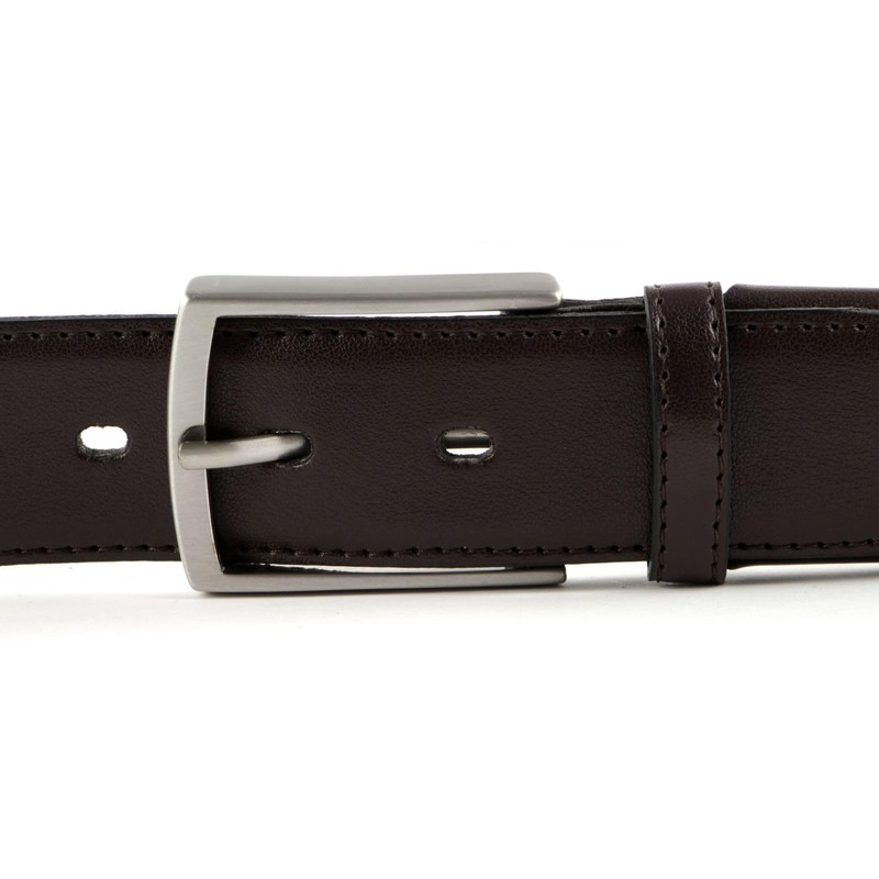Lloyd leather belt, black and brown, colour: brown tones, length: