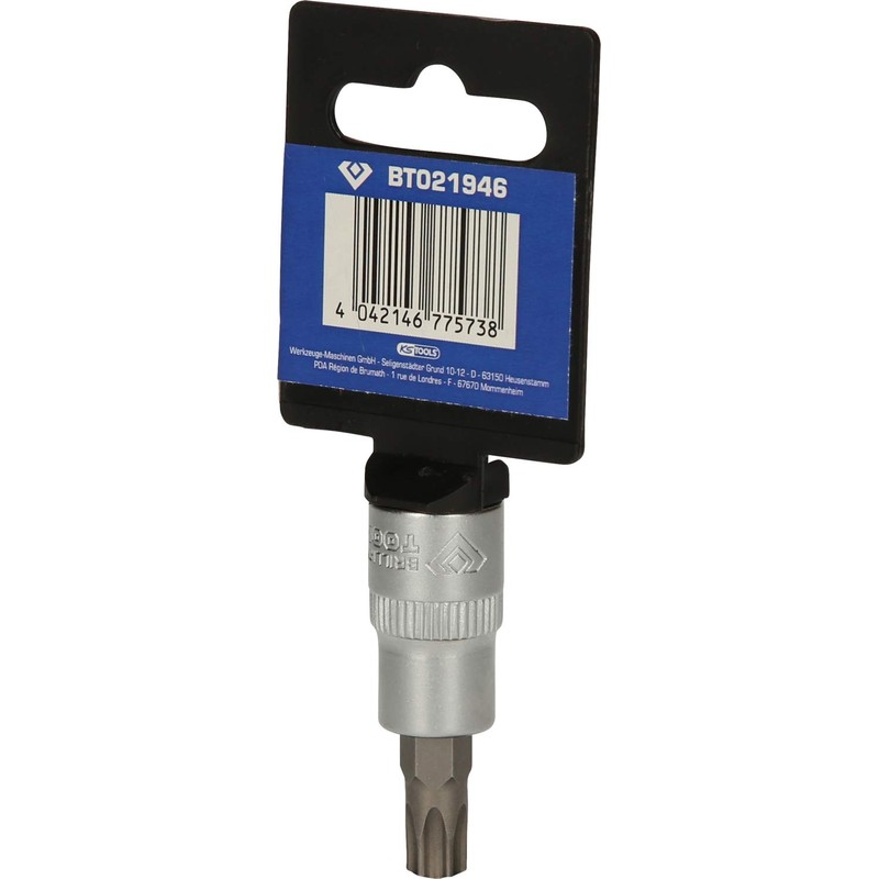 BRILLIANT TOOLS BT021946 3/8 Inch Torx Bit Socket, T45 [Powered