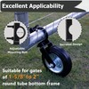 Auxdee 6" Heavy Duty Gate Wheel Pack of 1, Farm