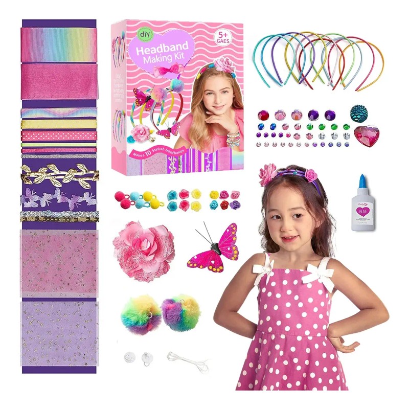 Kit De Diadema Para Niñas Set De Accesorios Para El