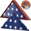 Mindsoft Flag Case for Burial with Folded Memorial American Stars