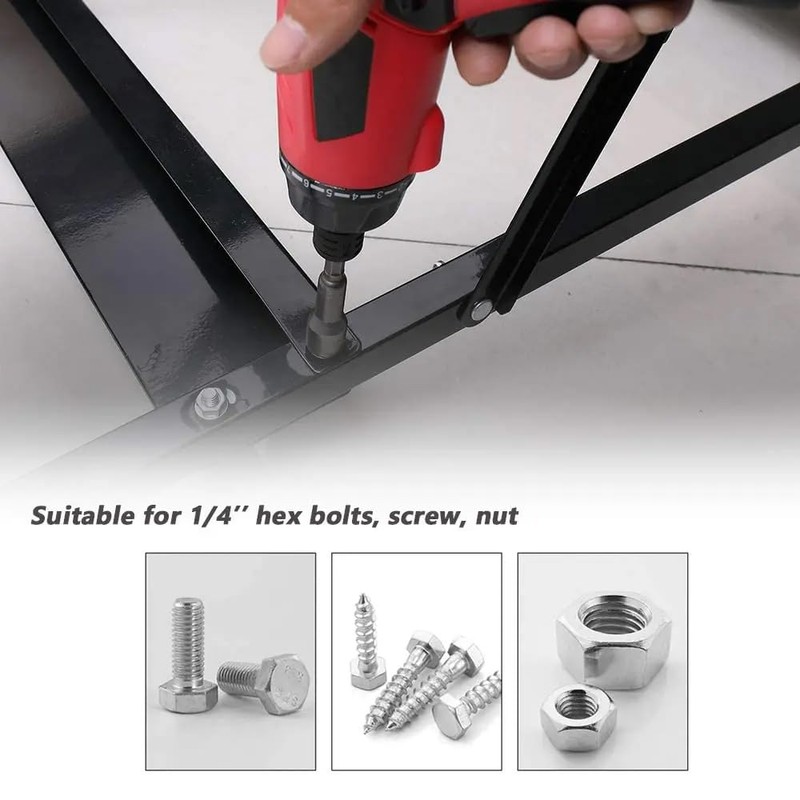 SyiXute 14-Piece Socket Spanner Set, 6-19 mm Recess Hexagonal Socket,