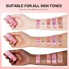 Cream Blush Stick, Natural Glow Finish Looking, Hydrating Lightweight Shiny