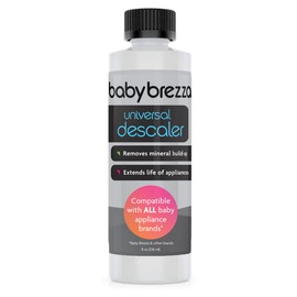 Baby Brezza Descaler 8 oz. Made in USA. Universal Descaling Solution for Baby Brezza and other baby appliances. Removes mineral build-up and extends your machine’s lifespan