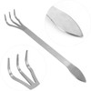 Eboxer Stainless Steel 3 Prong Root Rake Pick Set, Bonsai