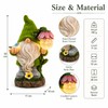 Solar Garden Gnome Light for Outdoor Decor – Resin LED