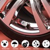 MEAJOO 8PCS Skull Style Tire Valve Stem Caps, with O