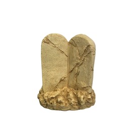 3 ARCHES USA The Ten Commandments Tabletop Decor Stone Replica Statue with Scripture - 4.2 Inches Tall The 10 Commandments Decor for Home or Office.