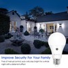 A19 Dusk to Dawn Sensor LED Light Bulbs Outdoor, Daylight