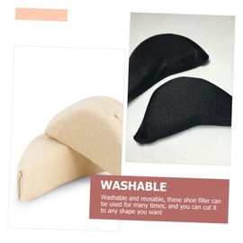 LALAFINA 6 Pack Toe Plug Inserts for Big Shoes Shoe Insoles for Women Heel Pads Comfortable Foot Pad