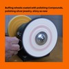 Amacupid Cotton Buffing Wheel Kit 6 inch. for Bench Grinding