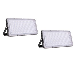 Sararoom LED Outdoor Spotlight 100 W, 10000 LM Super Bright LED Spotlight, 3000 K Warm White LED Floodlight with 105 LEDs - IP65 Waterproof Outdoor Spotlight LED Floodlight Outdoor for Garden Driveway